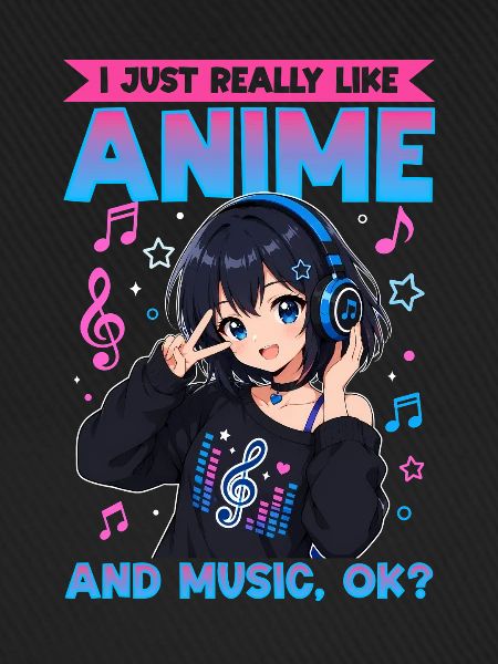 Anime and Music Chibi