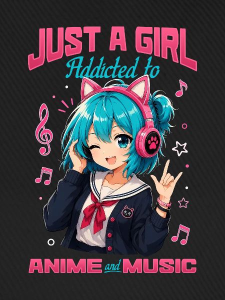 Anime and Music Chibi