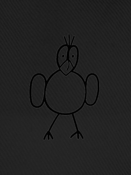 Black chicken 