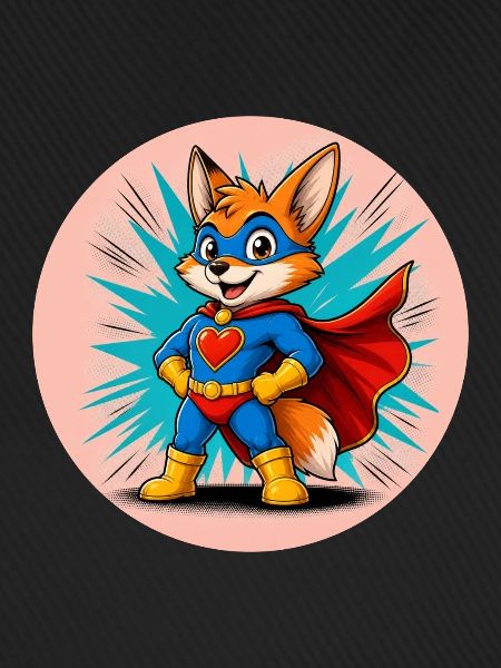 Fuchs Superheld Kids