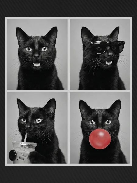 Katzen schwarze Katze