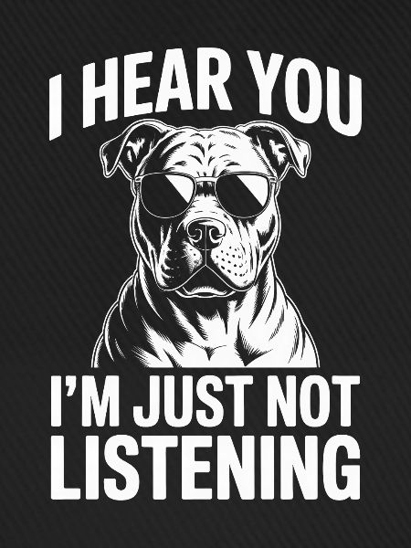 American Pitbull Terrier Spruch Pitbull Geschenk