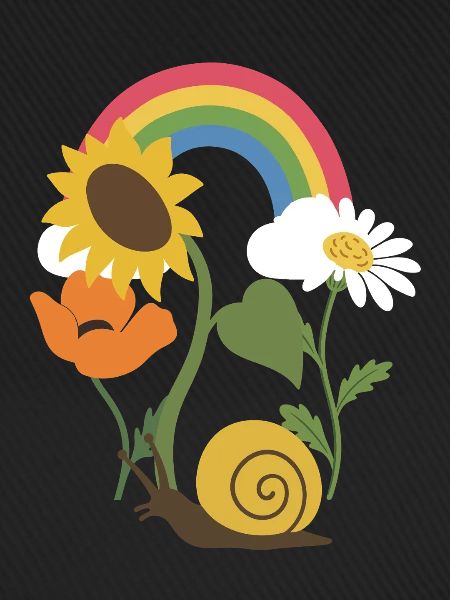 Sonnenblume · Schnecke · Blumen · Mohn
