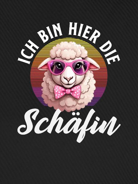 Süße Schäfin Mit Brille Und Fliege