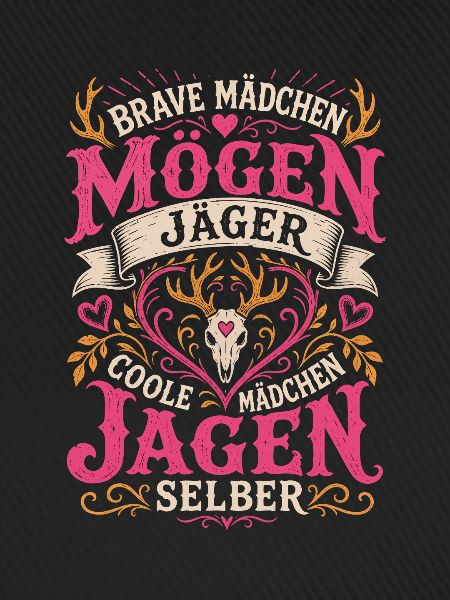 Jägerinnen Coole Mädchen Jagd