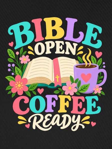 Bible Open Coffee Ready Christian