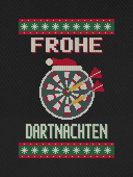 Frohe Dartnachten - Darts Ugly Sweater