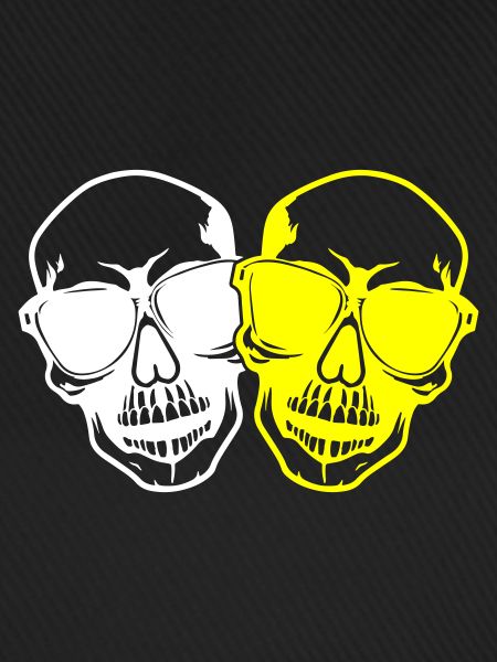 Stylisch Totenkopf