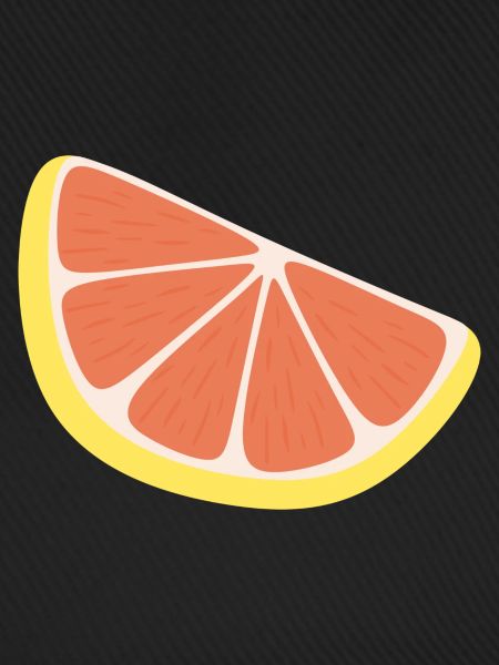 Grapefruit-Scheibe