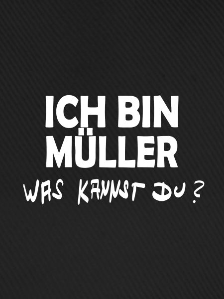 Geschenk für Müller