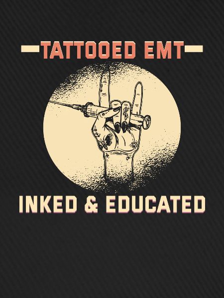 Tattooed EMT Inked & Educated Krankenschwester