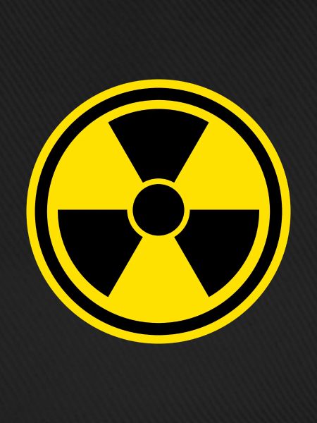 Warnschild Nuclear