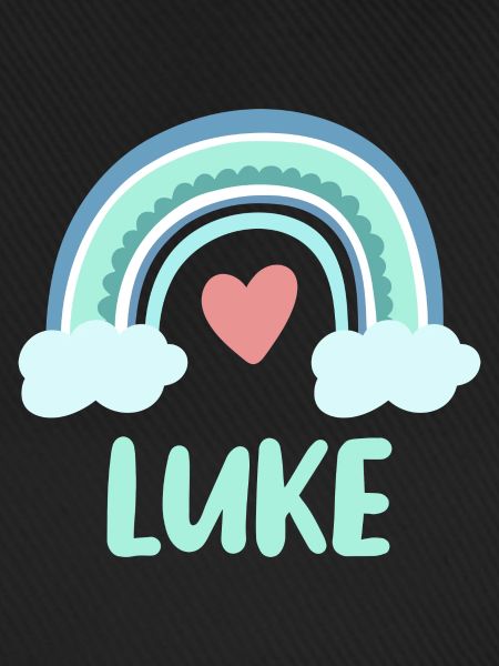 Luke Name Regenbogen Baby
