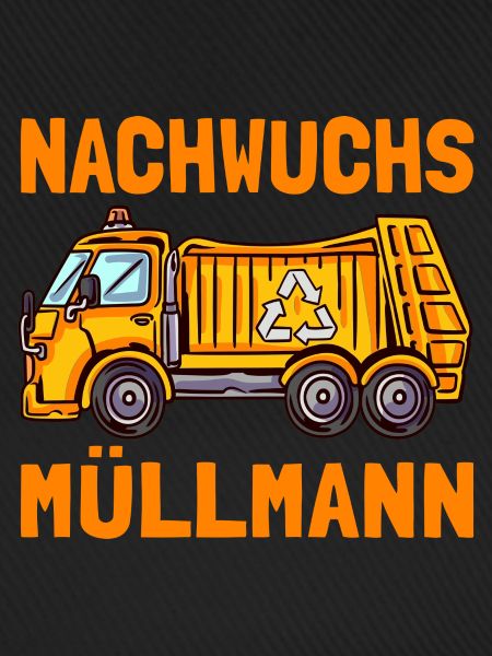 Nachwuchs Müllmann Müllwagen