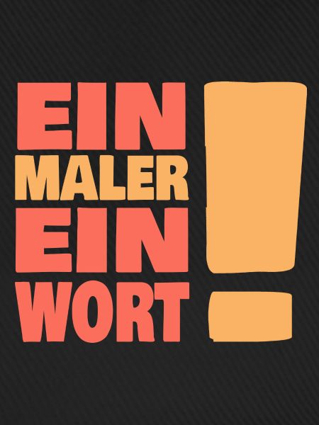 Eine maler ein Wort
