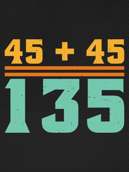 45 + 45 = 135 5