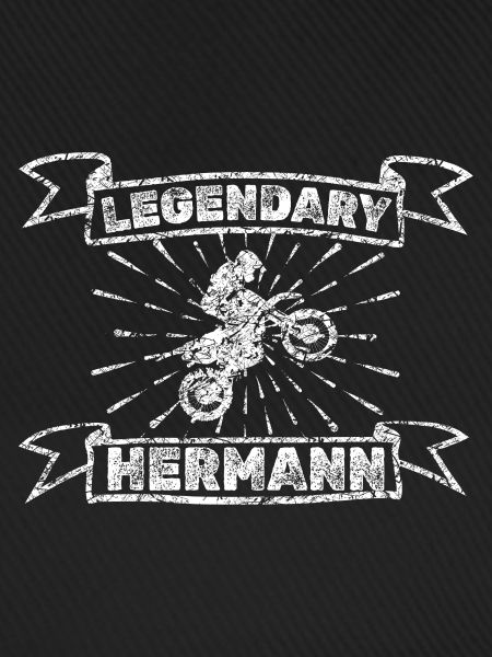 Hermann als Motorrad