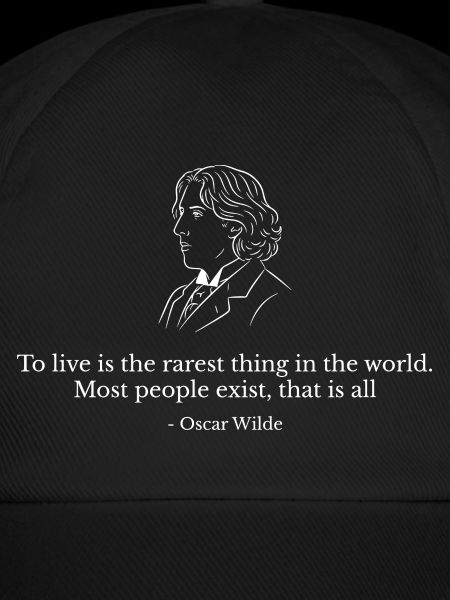 Oscar Wilde Zitatporträt