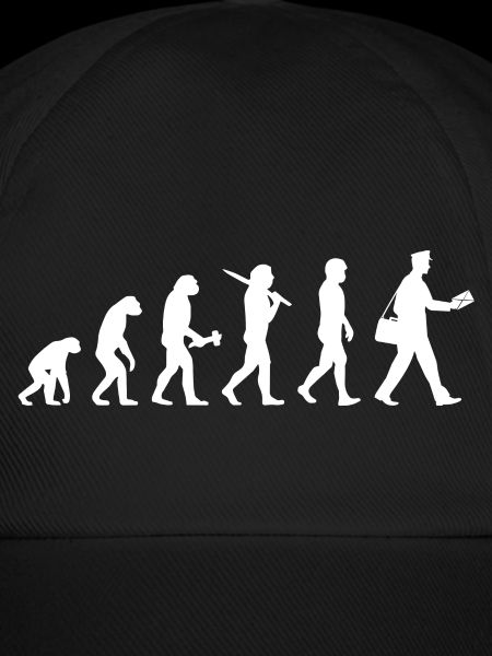 Briefträger Postbote Evolution Geschenk Zusteller