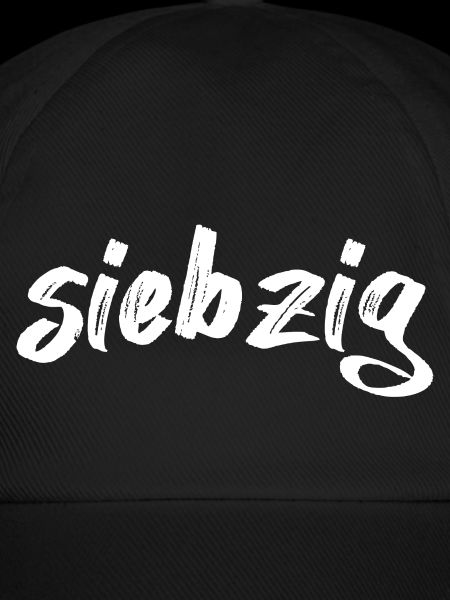 Siebzig Schriftzug