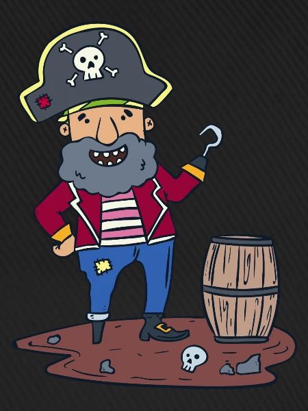 Pirat Räuber Rum