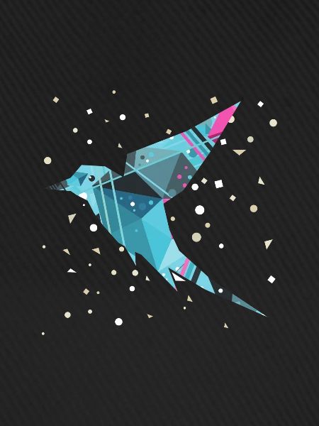 Abstrakt Vogel
