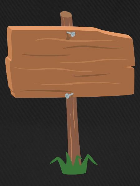 Schild Leer