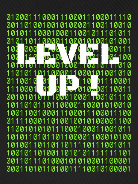 Level up und Binärcode