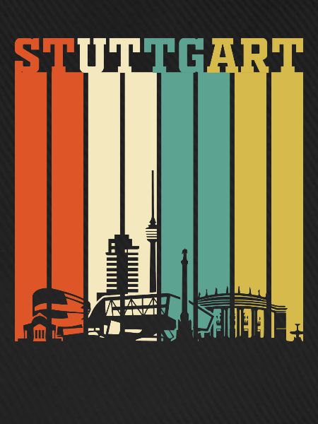 Stuttgart | Stuttgart Geschenk Skyline