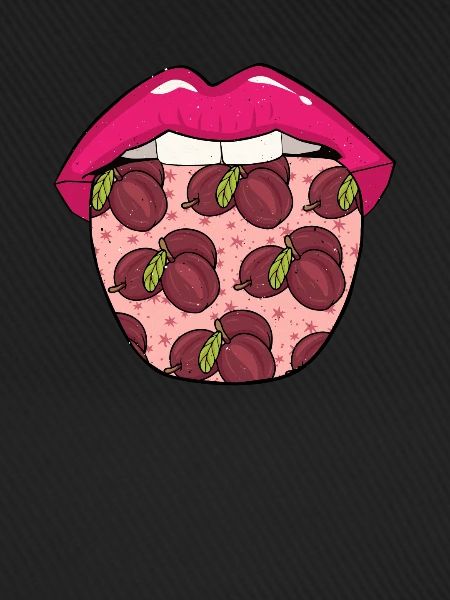 Pflaumen Lippen