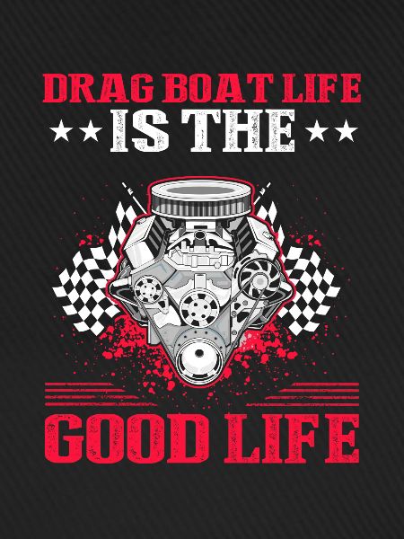 Drag Boot Design für Rennbootfahrer
