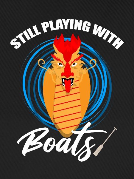 Drachenbootfahren-Thema für Drachenbootpaddeln