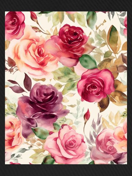 Wasserfarben Rose
