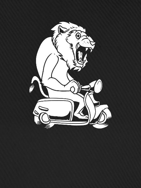 Motorroller Löwe