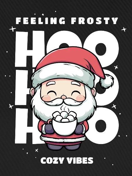 Weihnachten Pullover - Weihnachtsmann, Geschenk
