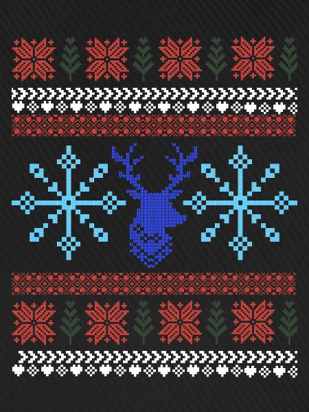 Pixel Weihnachtsmuster