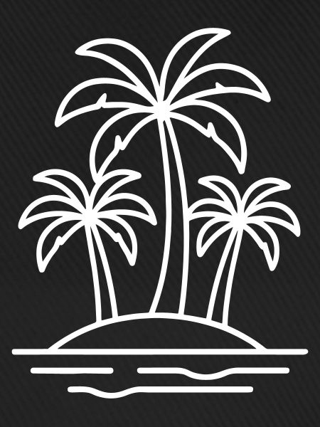 Palmen Insel Urlaub