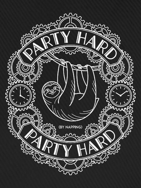 Party Hard Napping Faultier