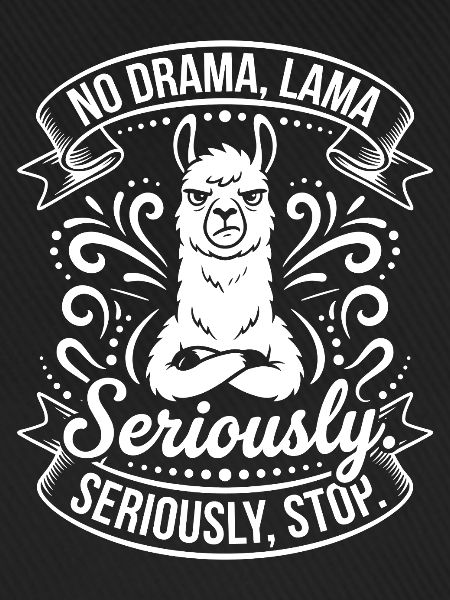 Ernsthafte Lama – No Drama