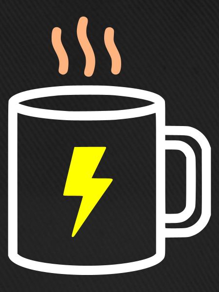 Kaffeebecher Energie Blitz