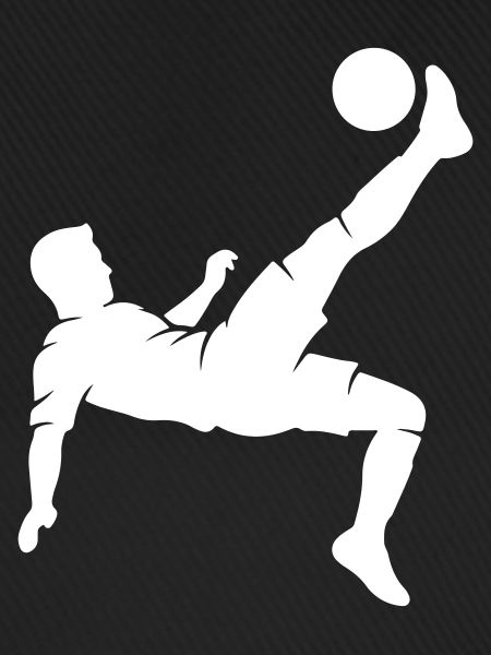 Fussballer Fallrückzieher