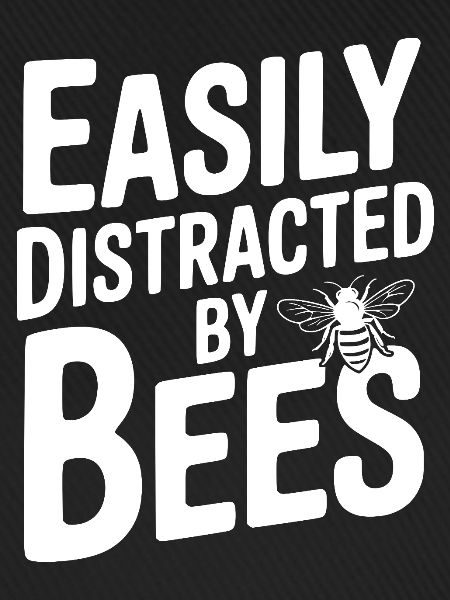 Leicht von Bienen ablenken lassen