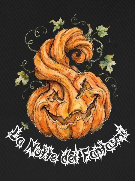 Halloween-Spiralkürbis