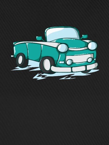 Auto Trabi als Comic