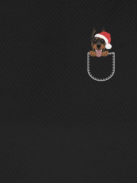 Dobermann Frohe Weihnachten