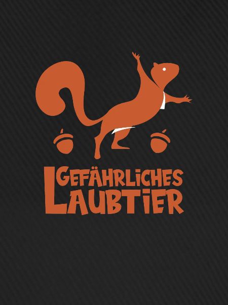 Gefährliches Laubtier Eichhörnchen