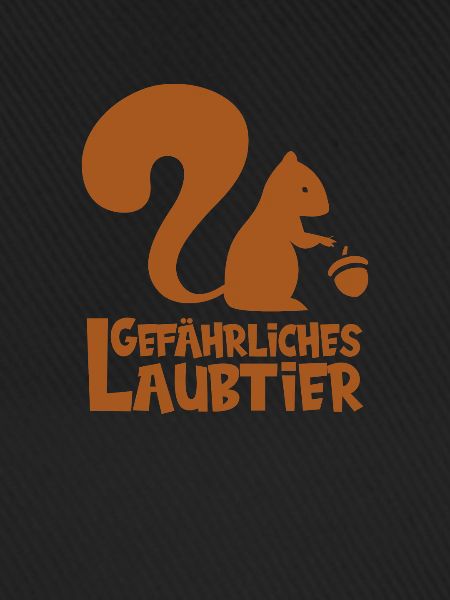 Gefährliches Laubtier Eichhörnchen