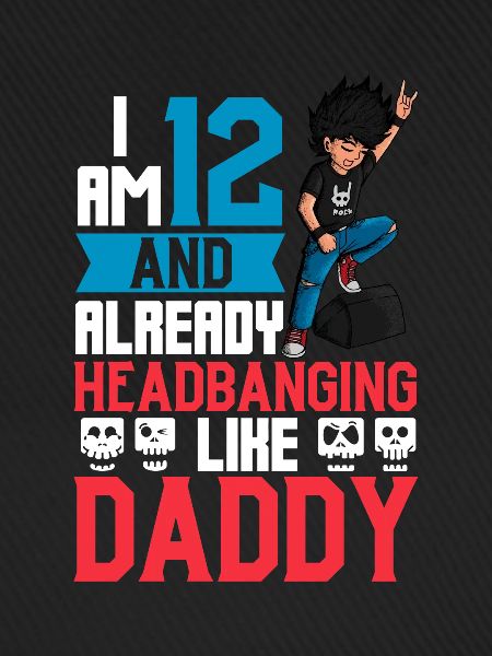 Ich bin 12 - Jungen Rocker