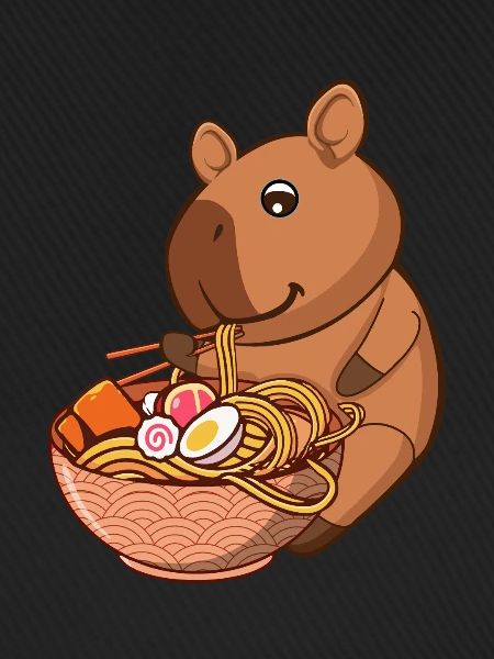 Capybara Japanische Nudelsuppe