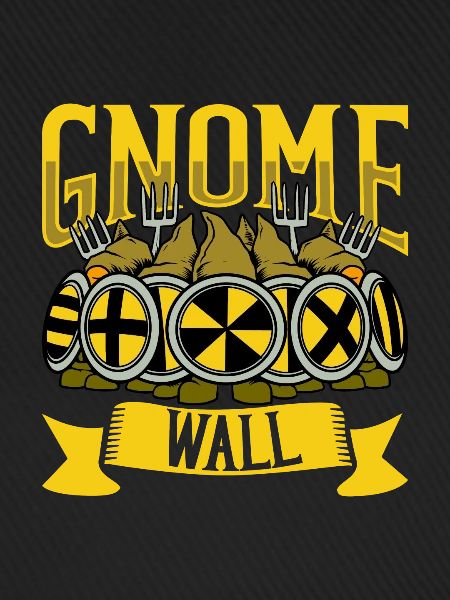 Gnom Schildwall - Gartenzwerg